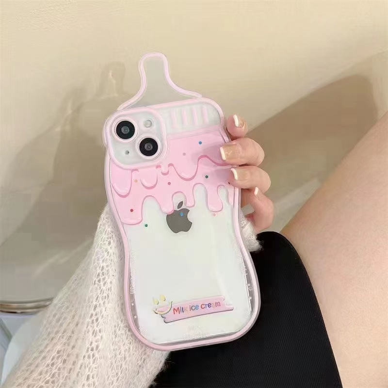 TPU phone case baby bottle style phone case