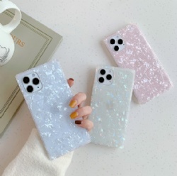Shell pattern Right angle smartphone case