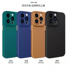 Solid color mobile phone case