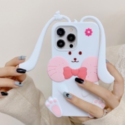 Cute Rabbit-shaped  type phonecase silicone