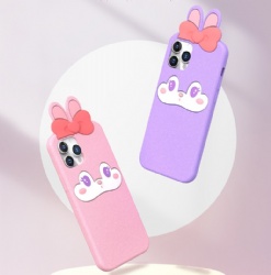 Cute Rabbit-shaped  type phonecase silicone